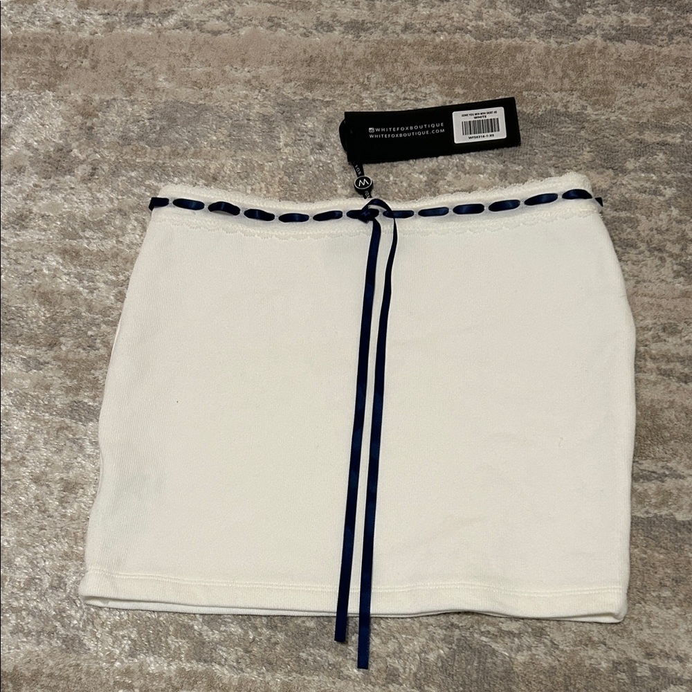 white fox some you win mini skirt